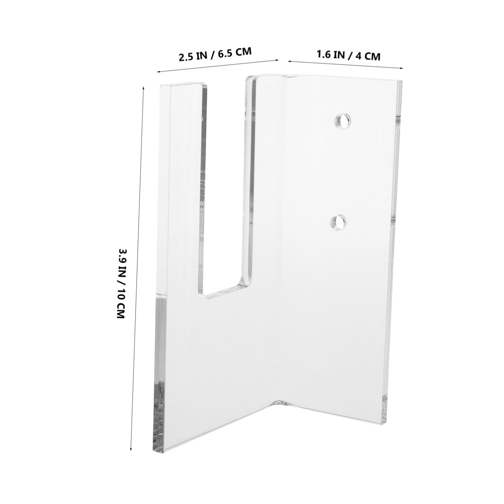 MUSISALY 1 Pair Clear Skateboard Wall Mount Display Rack Durable and Protective Horizontal Storage for Skateboards Elegant Design for Home Room Decor