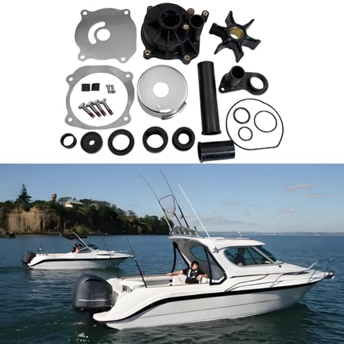 Image of Water Pump Repair Kit With Housing Fit for Johnson Evinrude V4 V6 V8 75-250HP Boat Outboard Motor Replacement for 5001595 435929 18-3315-2