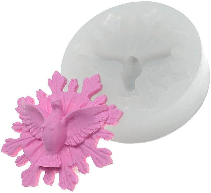 Molde de silicona gigante del Espíritu Santo de Dios 3D, molde de la decoración de la torta del bautismo del fondant del chocolate