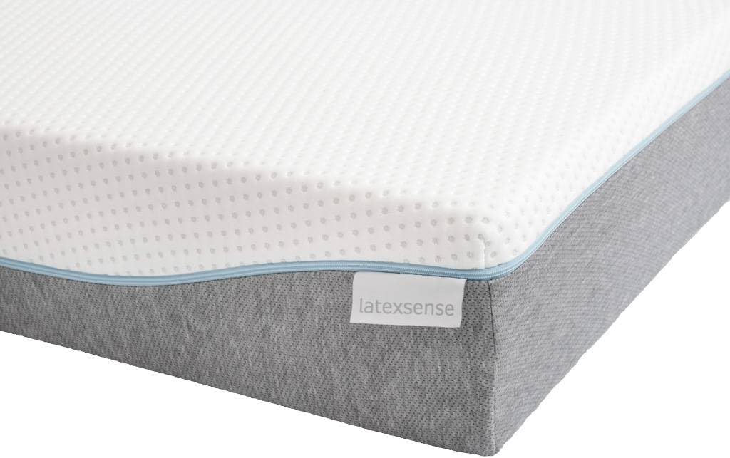 YanisLatex Sense Dunlop 800 Mattress No Memory Foam Bed Mattress Hybrid Mattress - Double (135 x 190cm)