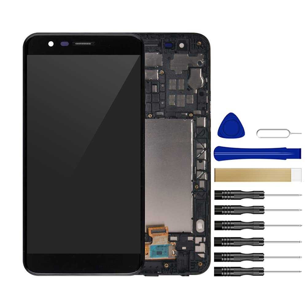 for MetroPCS LG K30 LM-X410MK LCD Screen Display Assembly Touch Screen Digitizer Panel Glass Replacement Tool (with Frame)