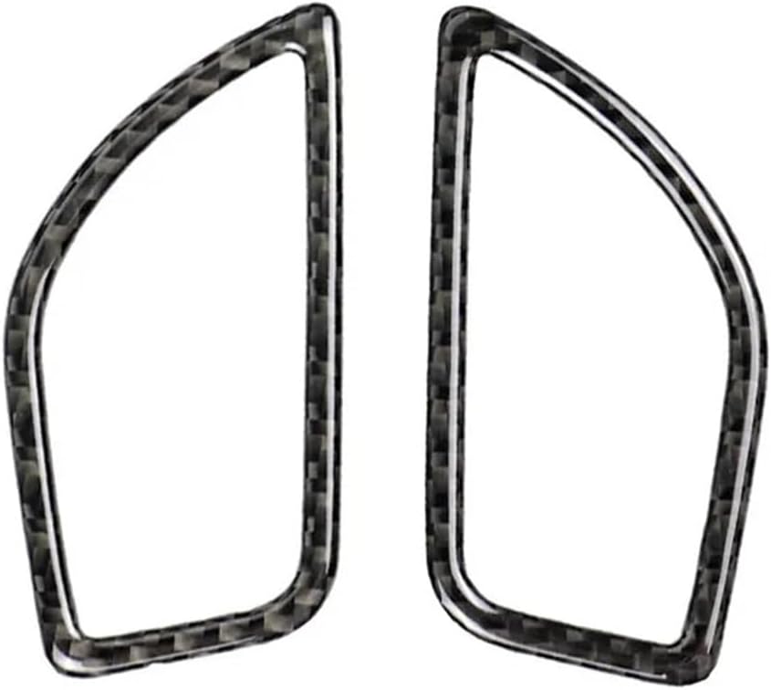 for bmws 1/2 Series F20 F21 2012-2016 Carbon Fiber Car Air Outlet Decorative Frame Trim Sticker Refitting Interior Accessories(M Color)