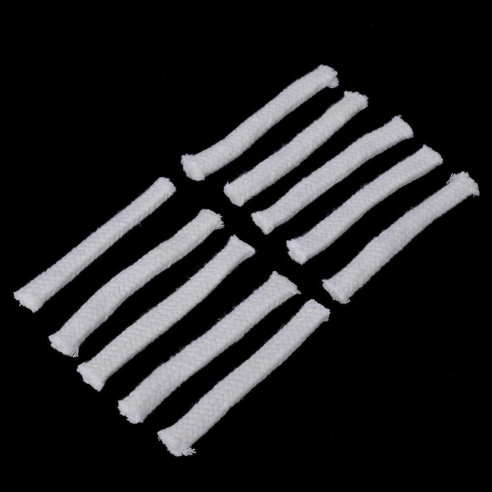 NKlaus SET 2x1 metri 70mm 100% cotone naturale stoppino per lampada stoppino piatto stoppino per lanterna stoppino per lampada a olio con paraffina purificata 40283