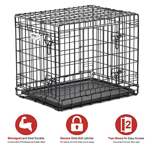 midwest ultima pro double door dog crate