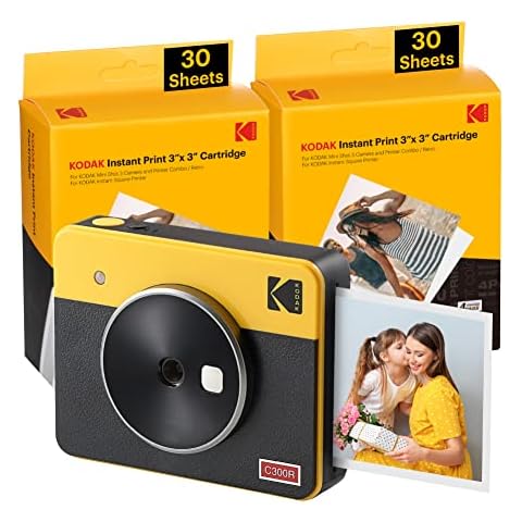 Cámara e Impresora Kodak Mini Shot 3 Retro 4PASS 2-en-1 Cover