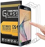 XUZOU 222 Samsung Galaxy S7 Screen Protector, CBoner Tempered Glass 3D Touch Compatible, 9H Hardness, Bubble Free - 3 Piece