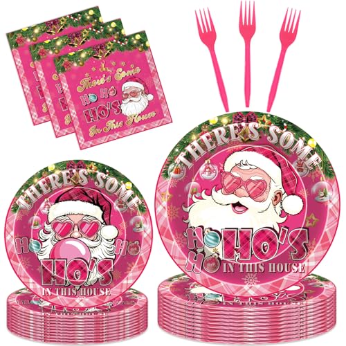FodeMoraka Christmas Party Decorations Indoor - 96 Pcs Xmas Decor Supplies