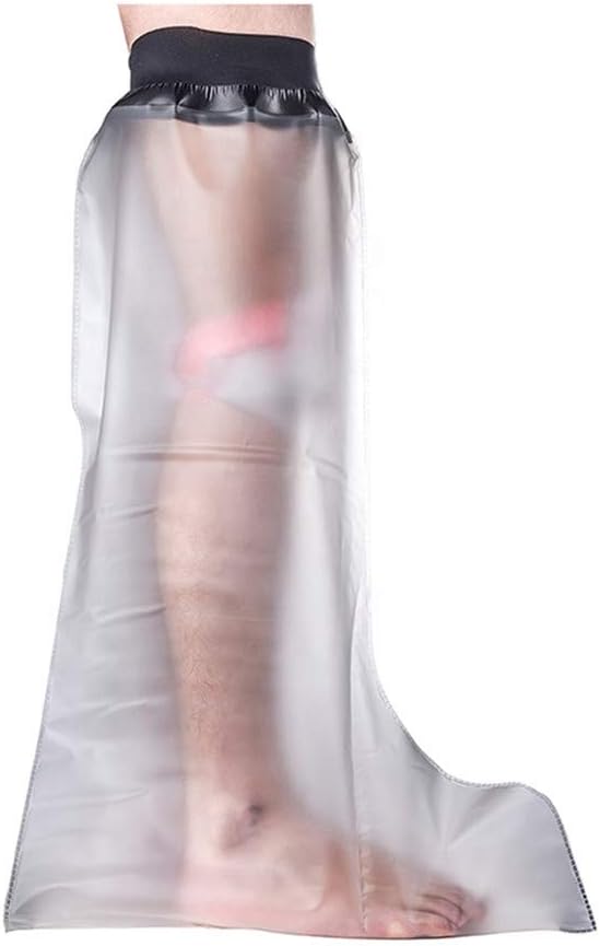 Kids Leg cast Covers for Shower, Waterproof Chind Full Leg Shower Protector Watertight Protection to Cast and Wound Reusable