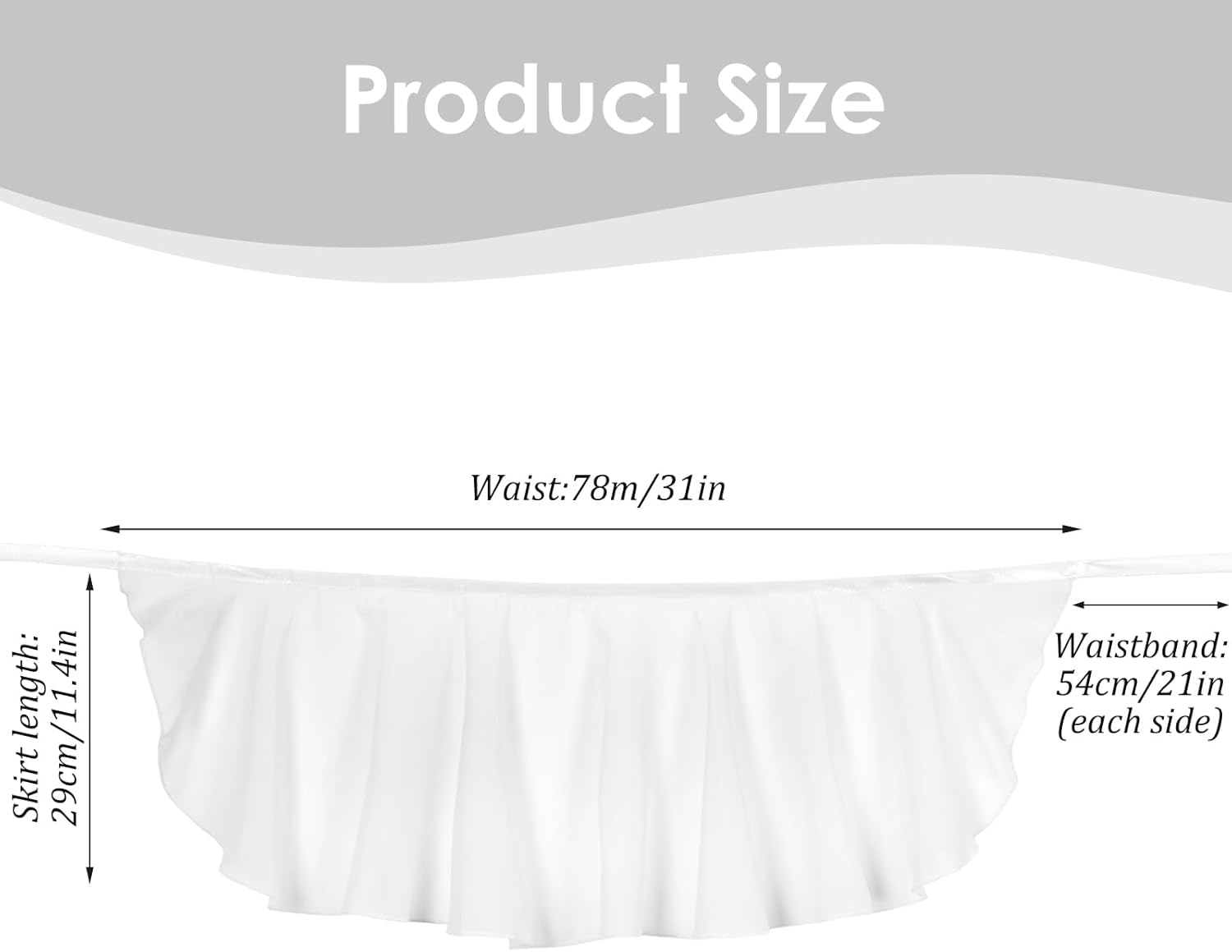 Lusofie Ballet Wrap Skirt with Ties, Girls Ballet Skirt, Flowy Chiffon Toddler Ballets Skirts for Girls - Image 4