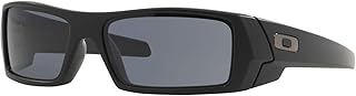 Oakley GASCAN OO9014 Sunglasses For Men + Accessories Bundle (Matte Black/Grey (03-473), 61)