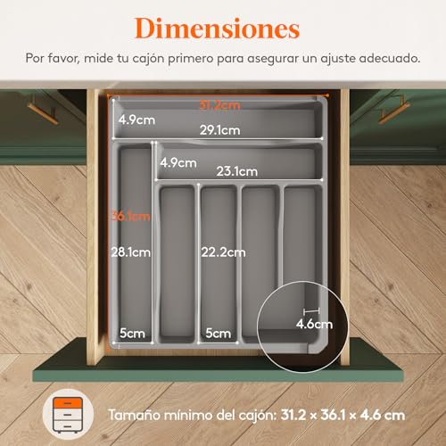 La Mejor Lista de Bandejas para cubertería - 5 favoritos. 14 Imagen adicional