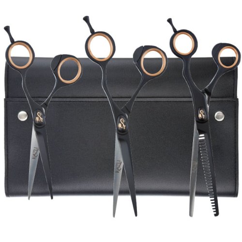 Harnais de toilettage VG Woss Helper noir 9.5 mm pour stabiliser les animaux sans stress