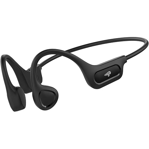 PSIER Bone Conduction Headphones, 2026 Upgrade Bluetooth 6.0 Open Ear Headphones, 10Hrs Playtime Wireless Earbuds with Mic, 23g Lightweight Comfort, IPX5 Waterproof Running Headphones for Gym, Outdoor