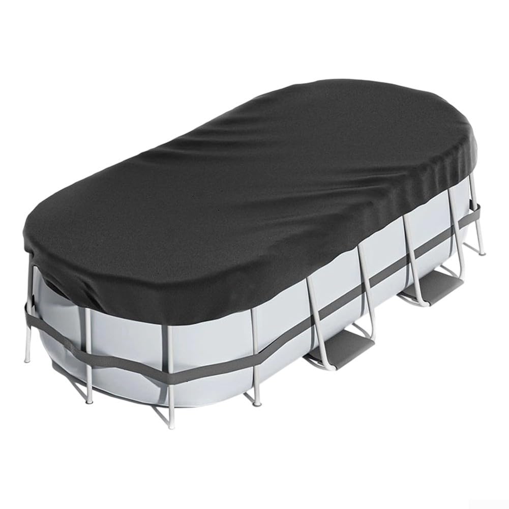 Bâche De Piscine Rectangulaire Durable Pour Piscine Hors Sol, 3 × 4 M, Protège Contre Les Feuilles Et Les Débris, Housse De Protection Robuste Pour Piscine