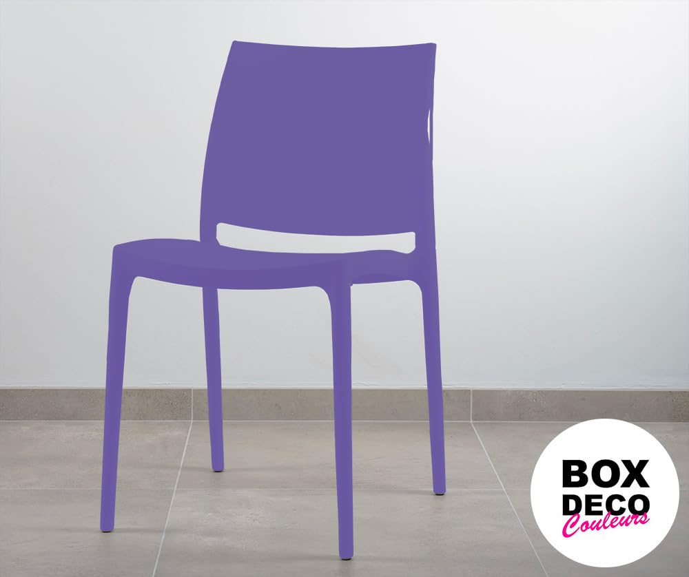 BOX DECO COULEURS Möbelfarbe Kunststoff auf Acryl-Lack in Satinoptik Aqua Kunststoff 750 ml, Violett