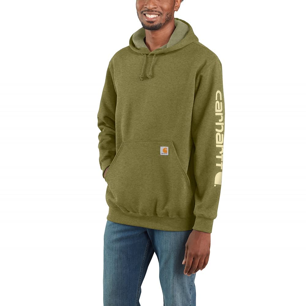 Carhartt Workwear Kapuzenpullover Hoodie Original Fit mit Ärmellogo — view 100