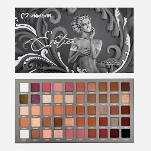 Image of Metallic Eyeshadow Palette Erotica 50 Color Collection, Multicolor