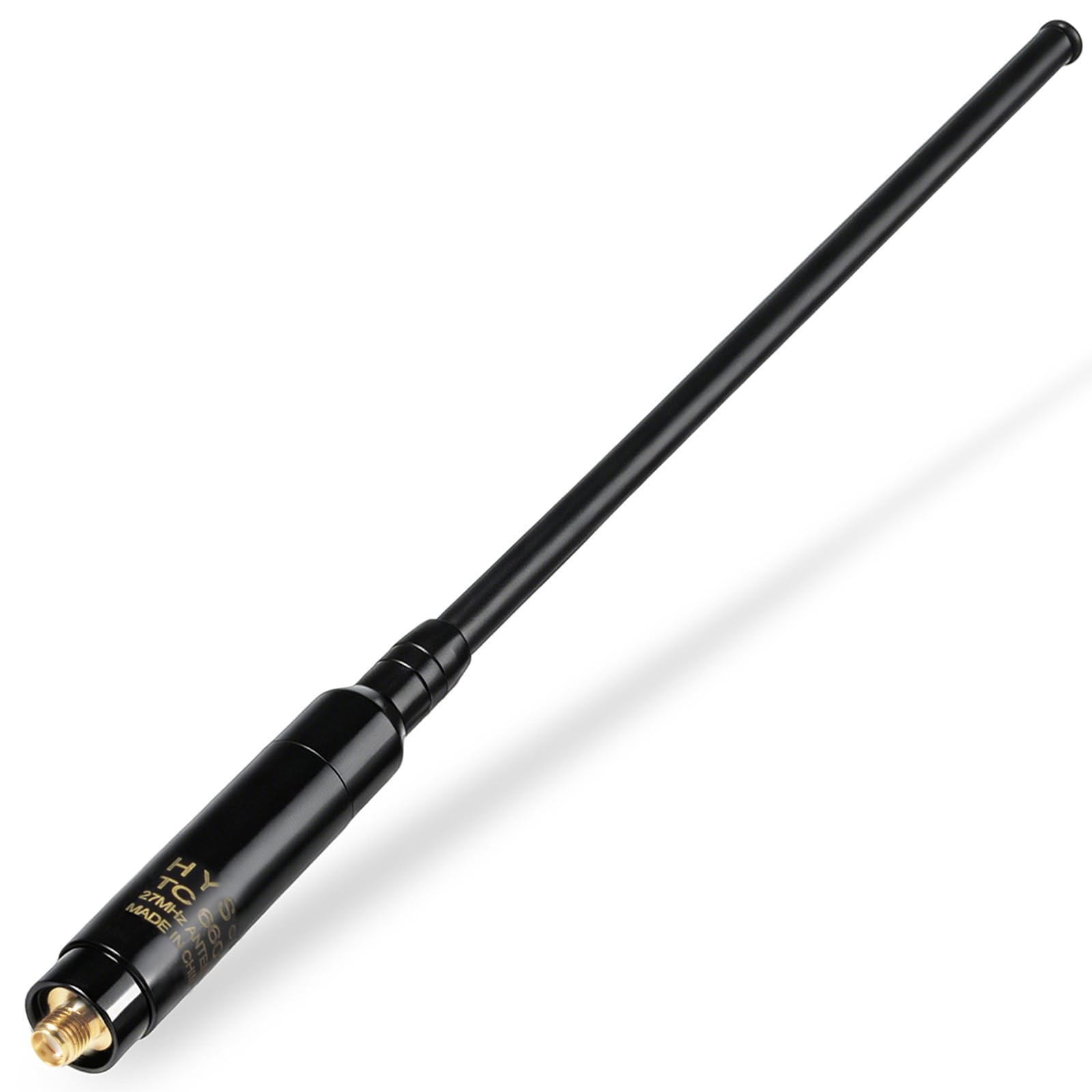 HYS Antenna radio 27Mhz CB, compatibile con Quansheng UV-K5 (8), K6, TK-11(5), TK-11(8) Radio portatile, SMA femmina, antenna telescopica (RH660)