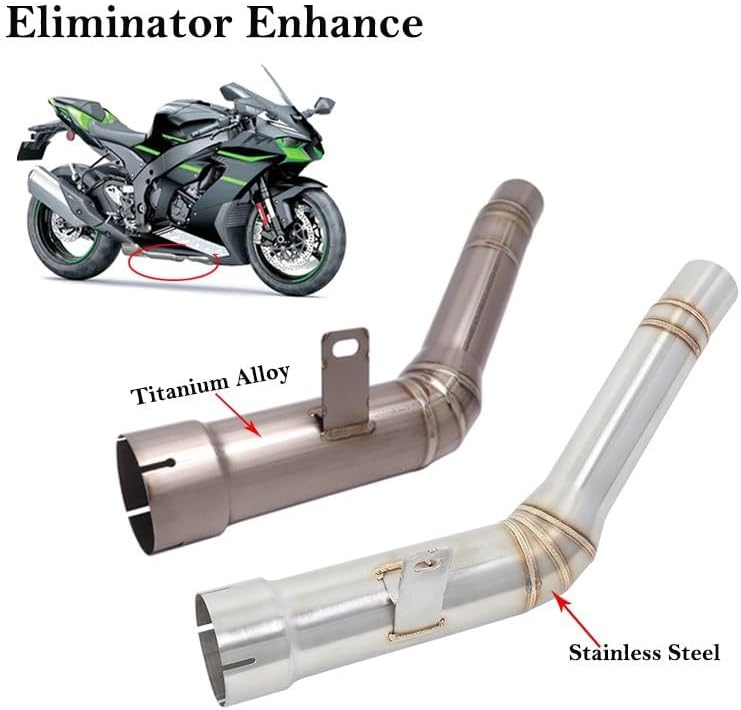 オートバイの排気管 オートバイの排気触媒削除ミドルリンクパイプ