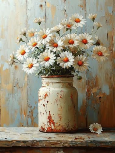 Peinture diamant adulte vase 135x100 cm : idée cadeau femme loisir créatif
