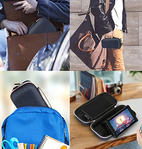 Bestico Custodia per Nintendo Switch e Switch OLED con Supporto, Borsa Protettiva da Viaggio Portatile Rigida per Nintendo Switch Console e altri accessori Include Include Cartucce 10 giochi