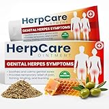 Herpes Genital Treatment | Herpcare Fast Acting Ointment | Can be Used on Cold Sore | Homeopathic Medicine | Soothes Itching, Tingling & Burning | Relief from The Symptoms of Genital Sore