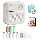 Design compact : cette mini imprimante de poche dispose d'un design élégant et portable pour une impression sans effort lors de vos déplacements.