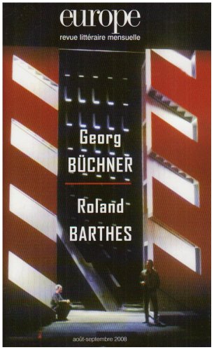 EUROPE GEORG BUCHNER/ROLAND BARTHES 952/953
