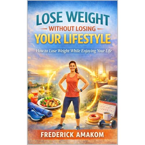 LOSE WEIGHT WITHOUT LOSING YOUR LIFESTYLE Audiolibro Por Frederick Amakom arte de portada