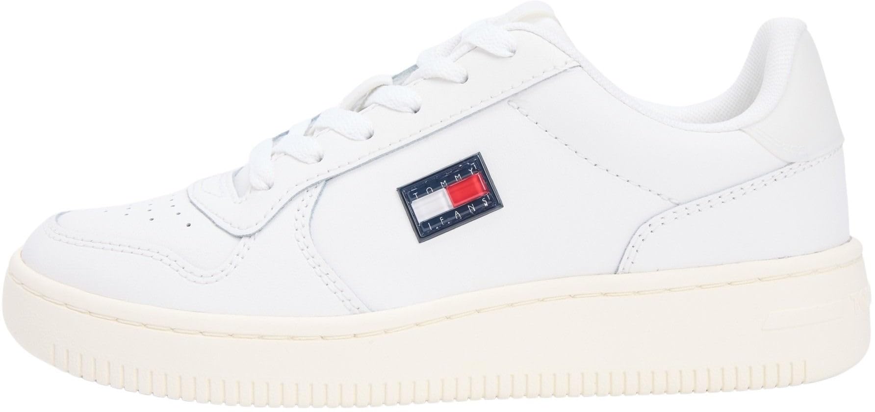 Tommy Hilfiger Bianco Polyurethane Women Sneaker - EU40/US10