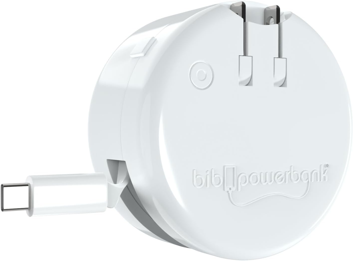 4-in-1 USB-C Retractable Cable Wall Charger & Power Bank, Fast Charging for iPhone Air/17/17 Plus/17 Pro/17 Pro Max/16/16 Pro Max/15/15 Pro Max/iPad Pro, Samsung, OnePlus, LG, Google, Sony