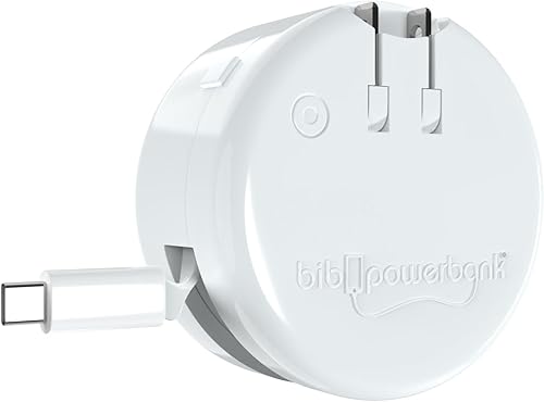 Cable USB-C retráctil, cargador de pared portátil y banco de energía de carga rápida, todo en uno para iPhone 15, iPhone 16, OnePlus, Samsung,