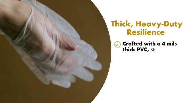 Image of MED PRIDE Vinyl Medical Exam Gloves,Powder & Latex-Free, Small, 100-Ct