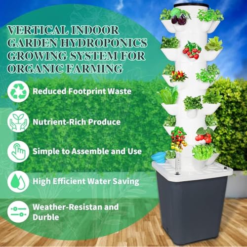 Kit de jardin intelligent intérieur hydroponique à 3 couches pour briser le manque de place - 7