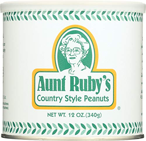 Aunt Rubys Country Style Pnuts, 12 Oz #TOP21
