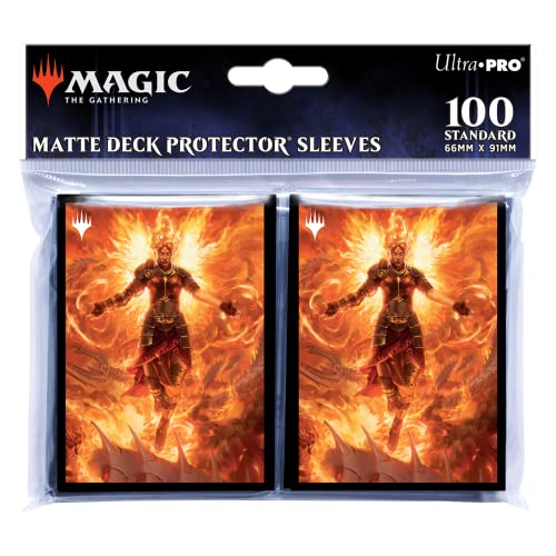 Ultra PRO, March of The Machine 100ct Deck Protector Sleeves ft. Chandra, Hope’s Beacon for Magic: The Gathering
