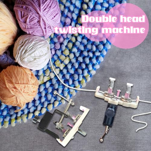 Wshxjzyay Yarn Winder, Yarn Ball Winde, Yarn Winder for Crocheting, Yarn Cake Winder, Ribbon tensione, Bobbin Winders for Sewing, Big Twist Yarn Winder - Thumbnail 5