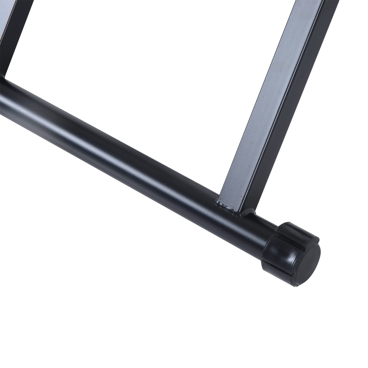 HOMCOM Rullo per Bici per Allenamento a Casa, Pieghevole in Acciaio per Ruote da 26''-28'', 54.5x47.2x39.1cm