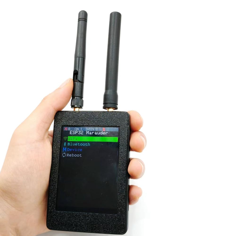yeraa Carte de Développement Marauder Mar-X-Auder Sécurisée et Fiable, Appareil avec Écran de 2,8 Pouces, Outil Wi-FI Bluetooth Activé, Fonctionnalité sans