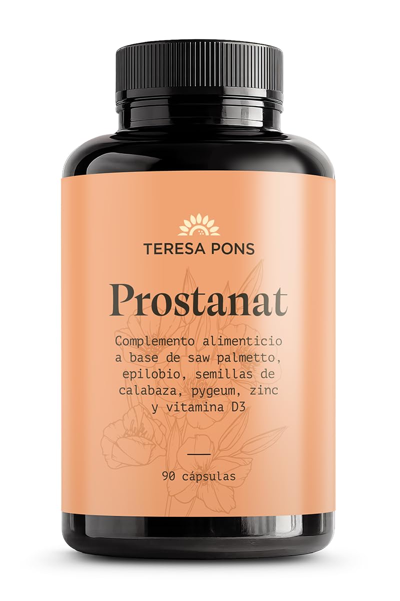 ProstaNat | Salud prostática y confort urinario | Saw Palmetto, Epilobio, Semillas de Calabaza, Pygeum, Zinc y Vitamina D3 | 90 cápsulas vegetales