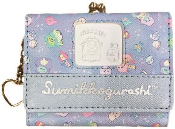 サンアート Sunart Sumikko Gurashi Synthetic Leather Patch Series Mini Wallet