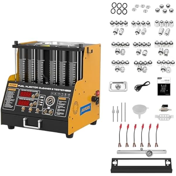 Autool CT400 GDI ultradźwiękowa maszyna do czyszczenia wtryskiwaczy samochodowych 220 V / 110 V, tester wtryskiwaczy paliwa benzynowego z 6 cylindrami do różnych wtryskiwaczy paliwa