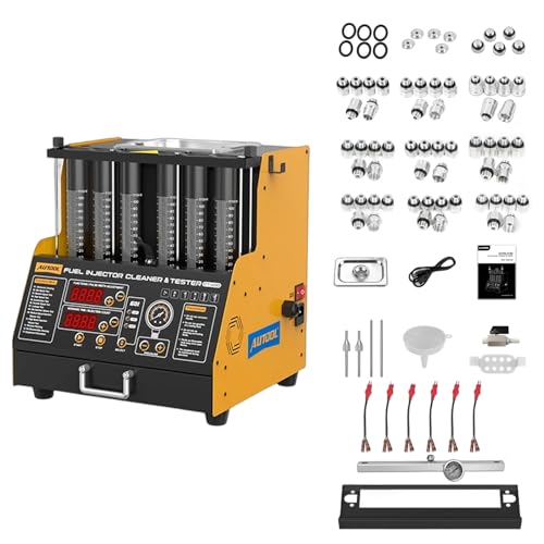 Autool CT400 GDI ultradźwiękowa maszyna do czyszczenia wtryskiwaczy samochodowych 220 V / 110 V, tester wtryskiwaczy paliwa benzynowego z 6 cylindrami do różnych wtryskiwaczy paliwa