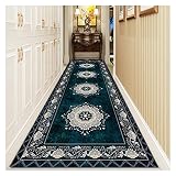 Alfombra Cocina Pasillo Alfombrillas Antideslizantes para Cocina, Alfombra Larga Lavable de Pelo Corto, Alfombras de Pasillo/Dormitorio, 10 Pies / 12 Pies / 16 Pies / 17 Pies / 18 Pies / 20 Pies de