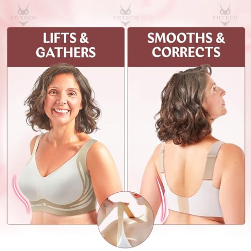 Smoothing Bra Anti Sagging Wireless Push Up Bras for Women No Underwire Full Coverage Bra Comfy Bras for Women2