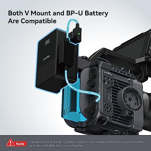 Image of SmallRig Camera Cage Kit for Sony FX6,Compact Cage w /V-Mount Battery Plate
