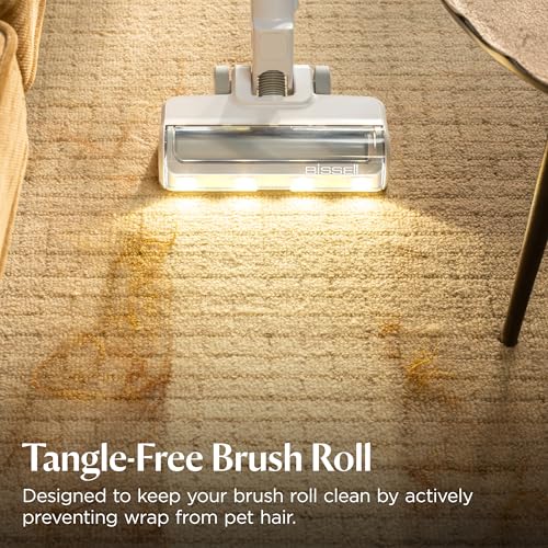 Image of Bissell PowerClean 200W Self-Standing Cordless Vacuum w /Tangle Free Brush Roll, Removeable Battery, Wall Mount, Upholstery Tool & Bright Headlights, 4173