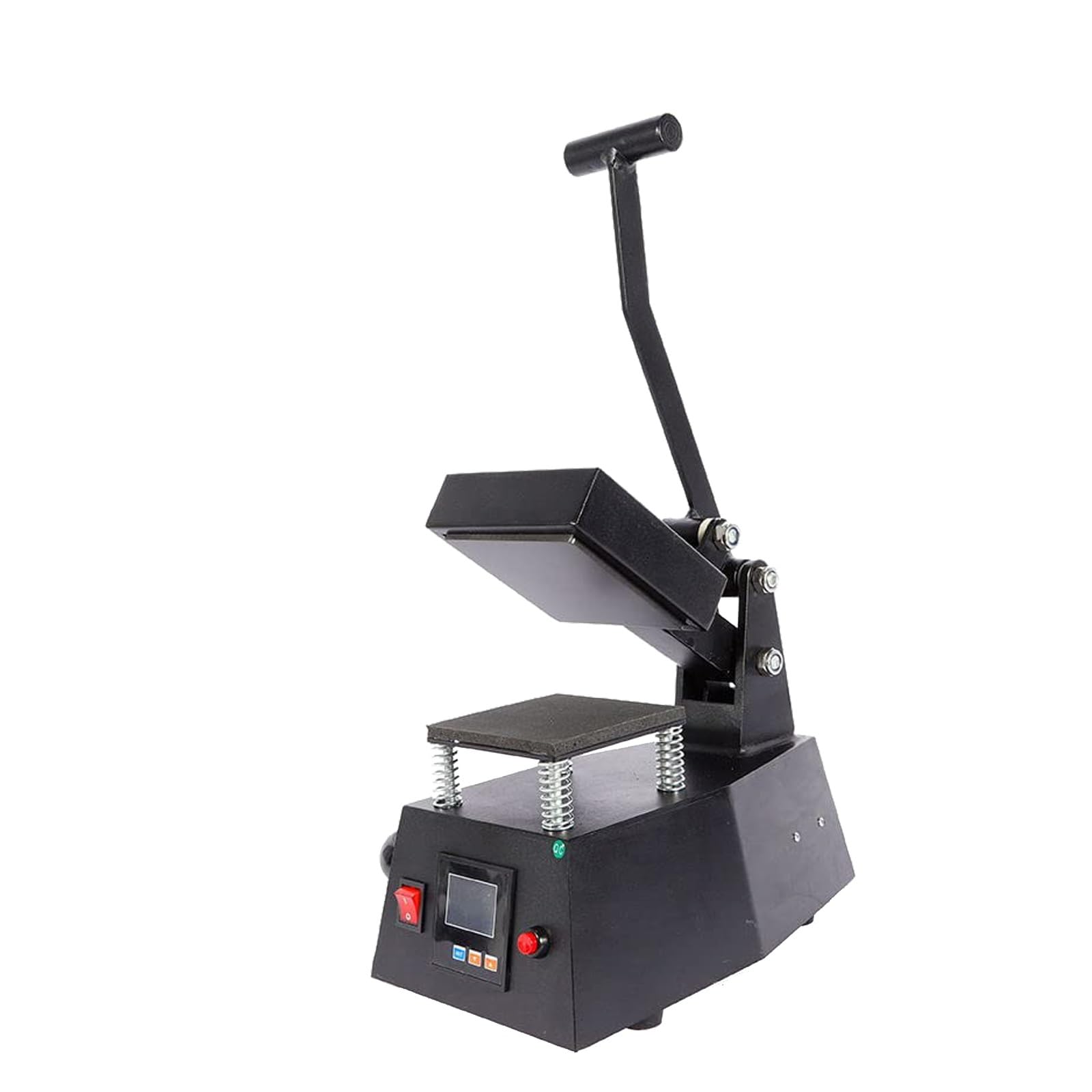 Maszyna do prasowania termicznego, cyfrowa drukarka transferowa etykiet 600 W, regulowana temperatura 0-250°C, maszyna do etykietowania na gorąco z timerem do sztuki, rzemiosła i szycia