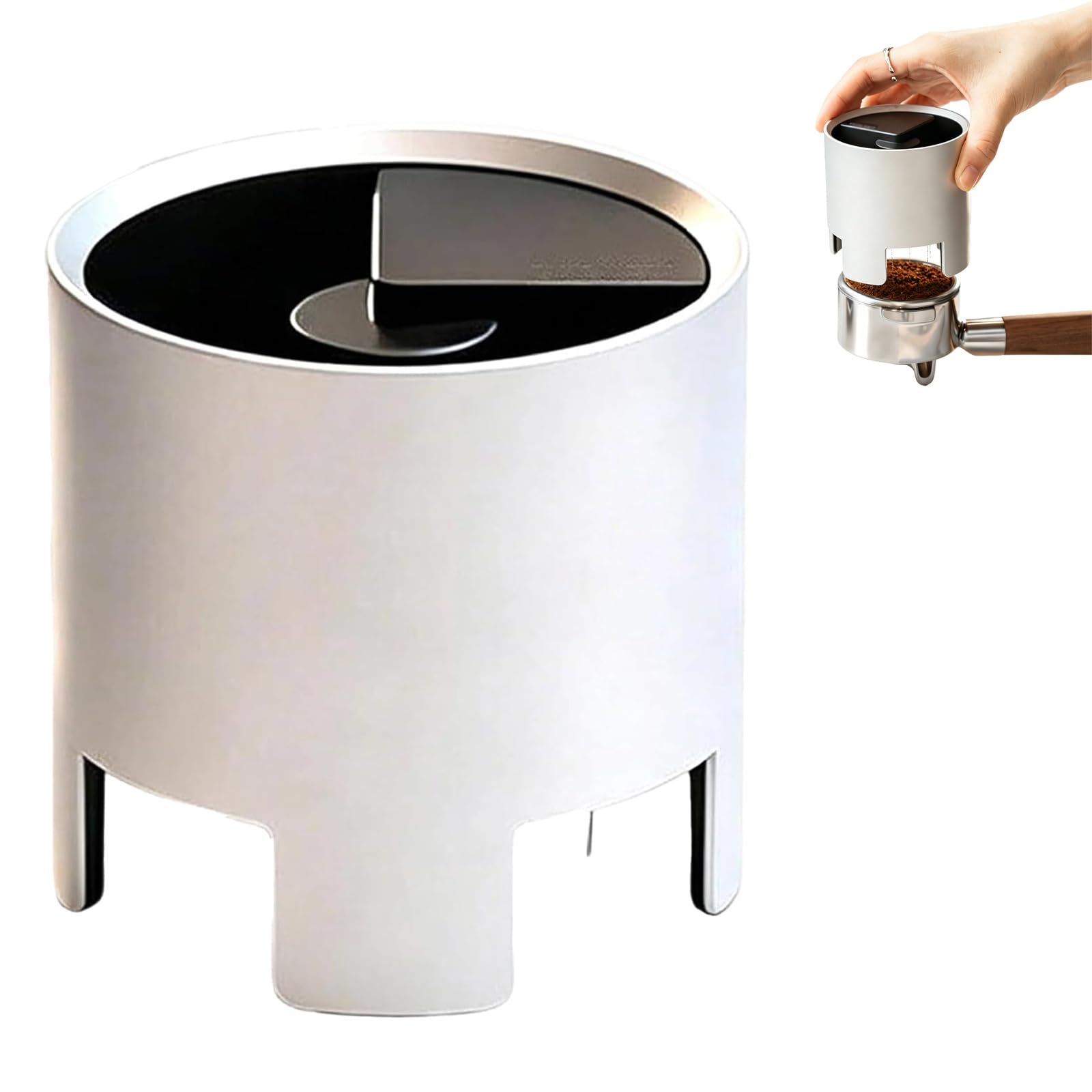 Distributore di caffè elettrico, 58 mm, agitatore espresso con 12+6 aghi, rotazione avanti/indietro, arresto automatico, compatibile con portafiltri dritti