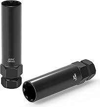 2 Piece Small 6 & 7 Spline Lug Nut Socket, Wheel Lock Key for Easy Installation and Removal of Aftermarket Spline Drive Wheel Locking Lug Nut